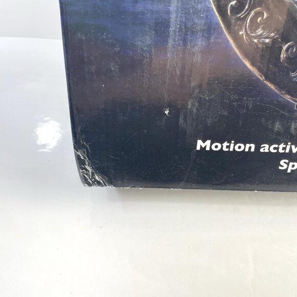 Moving Spider On Girl Framed Portrait Spirit Halloween Prop w Spooky Sounds - Picture 13 of 14